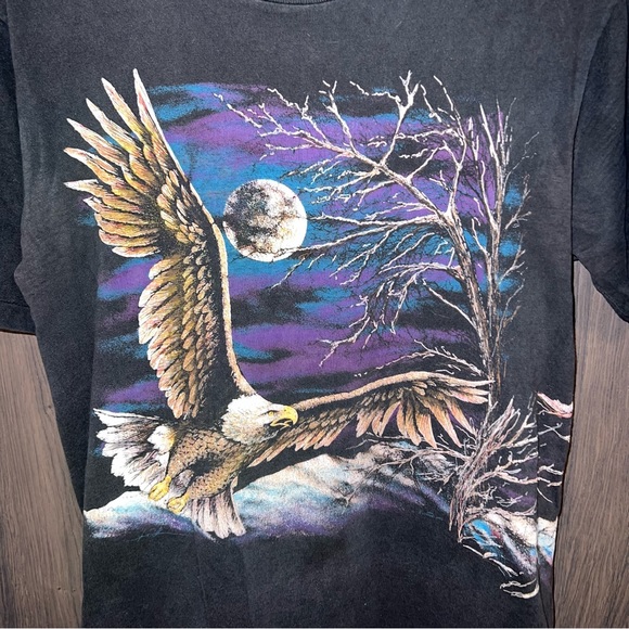 Vintage 90’s Hazelwoods Eagle Nature Tee - Picture 2 of 7